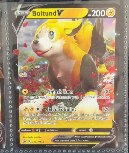 2022 Pokémon SWSH219 Boltund V — front
