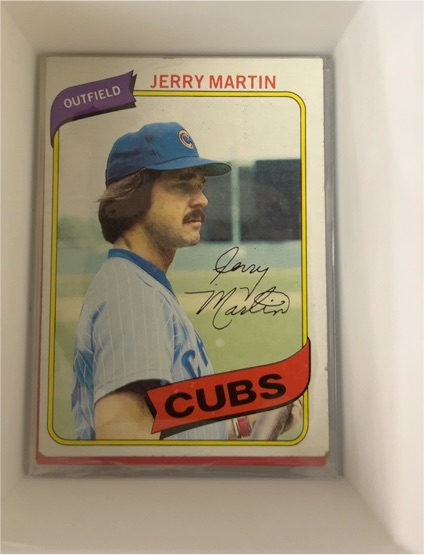 1980 Topps #493 Jerry Martin — front