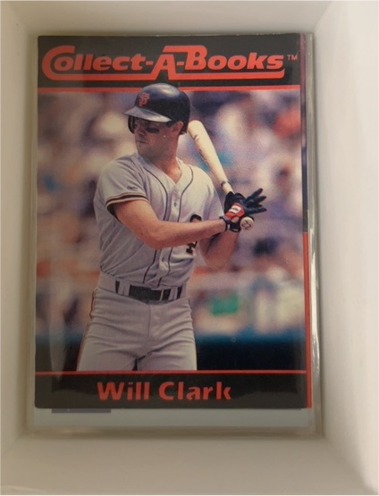 1990 Collect-A-Books #4 Will Clark — front