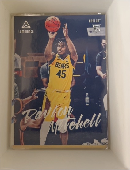 2021 Panini Chronicles Draft Picks Luminance #85 Davion Mitchell — front
