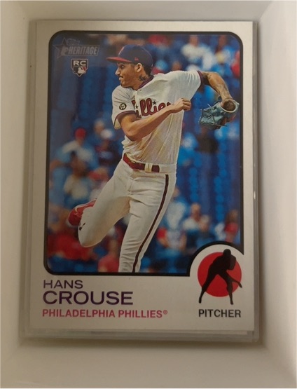 2022 Topps Heritage #377 Hans Crouse — front