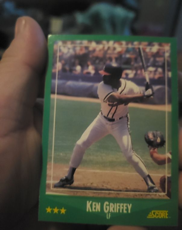 1988 Score #390 Ken Griffey Sr Atlanta Braves — front