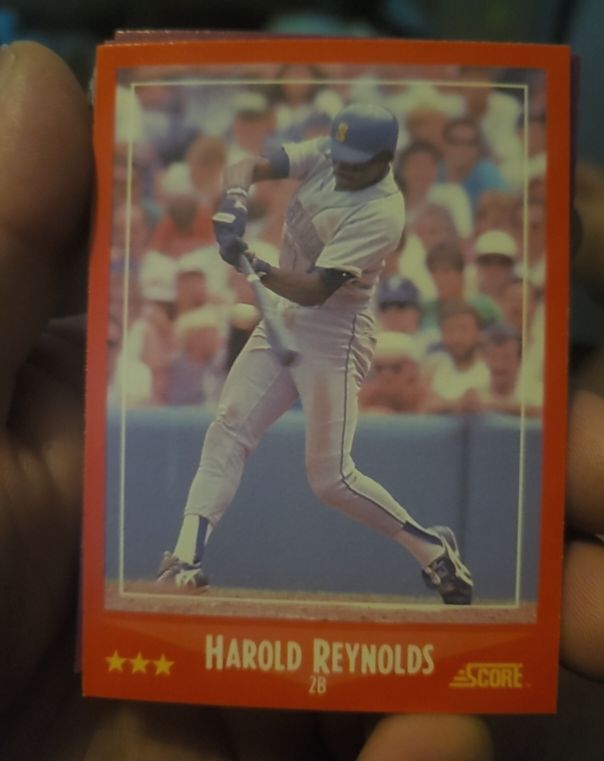 1988 Score #277 Harold Reynolds — front