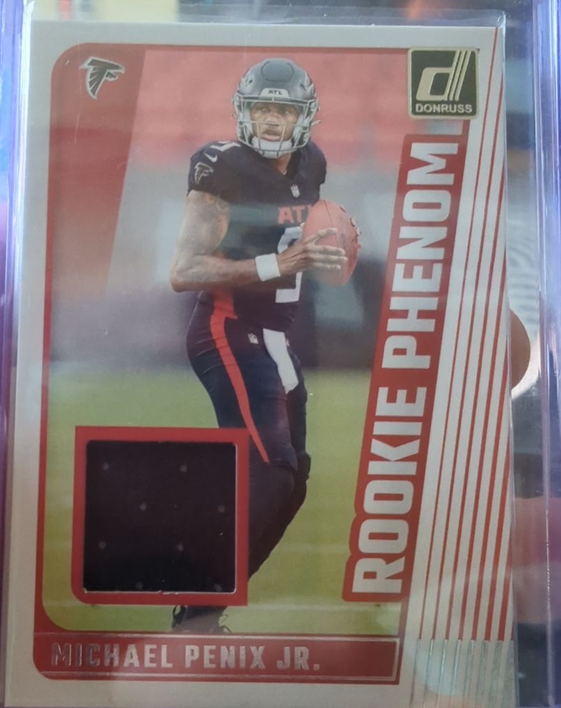 2024 Panini Donruss Rookie Phenom Jerseys #RPJ-MPJ Michael Penix Jr. — front