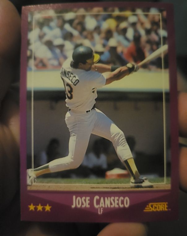 1988 Score #45 Jose Canseco — front