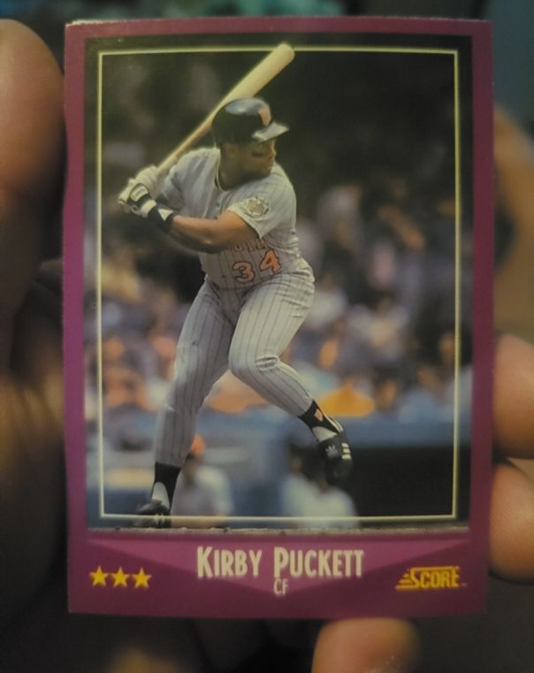 1988 Score #24 Kirby Puckett — front