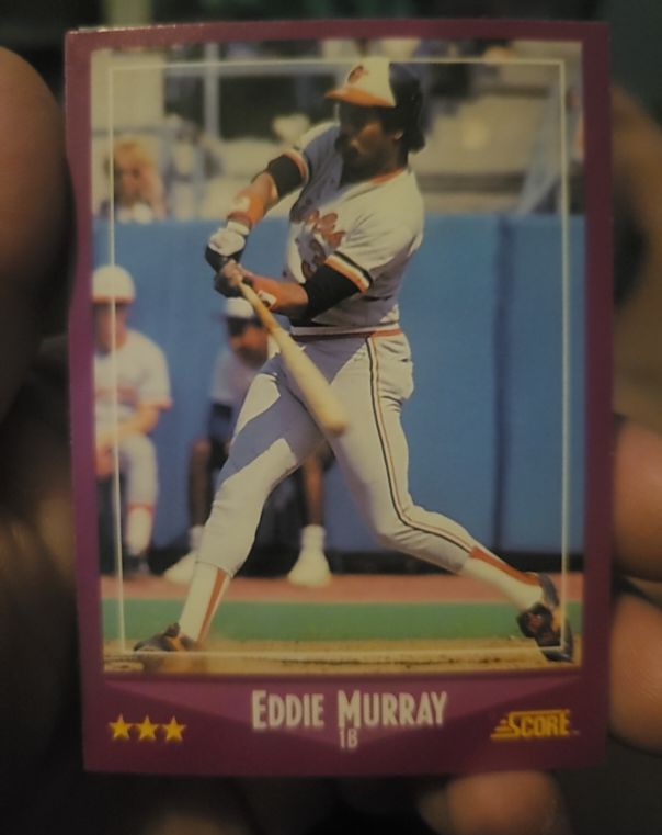 1988 Score #18 Eddie Murray — front