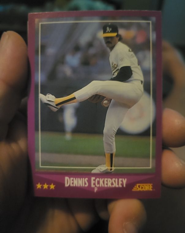 1988 Score #104 Dennis Eckersley — front
