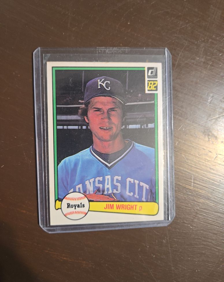1982 Donruss #490 Jim Wright — front