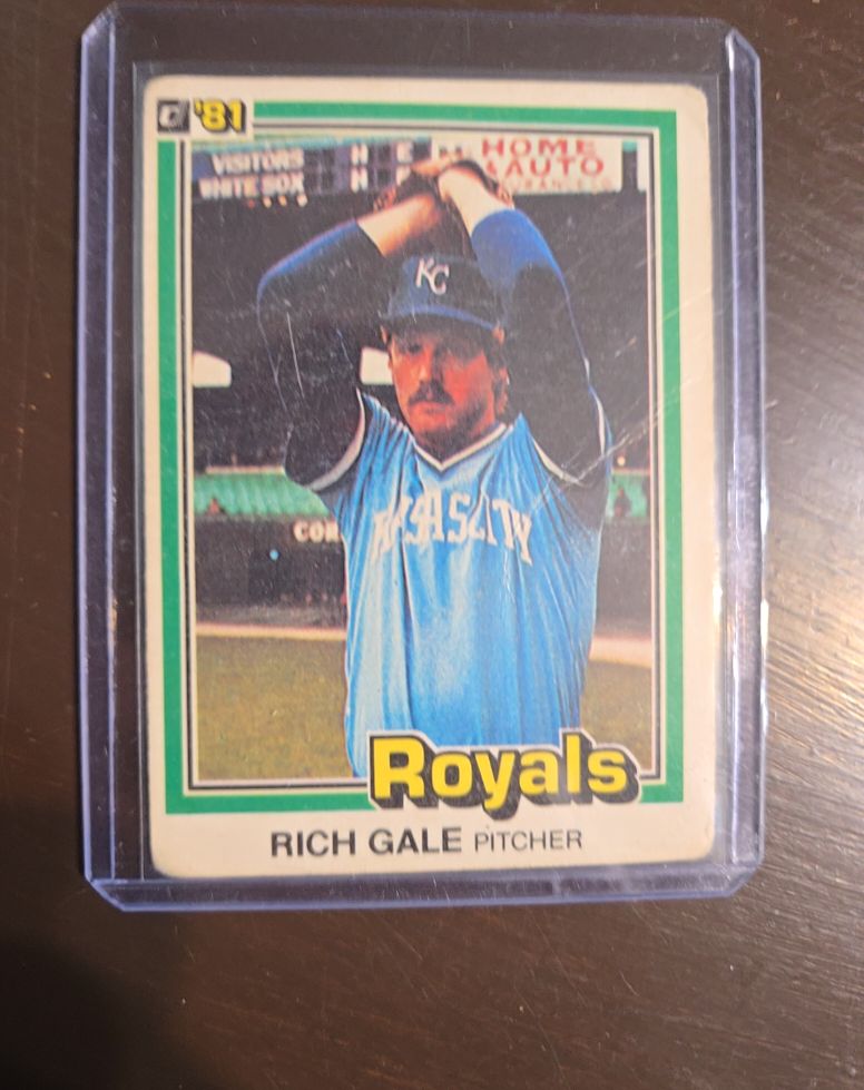 1981 Donruss Baseball #462 Rich Gale — front
