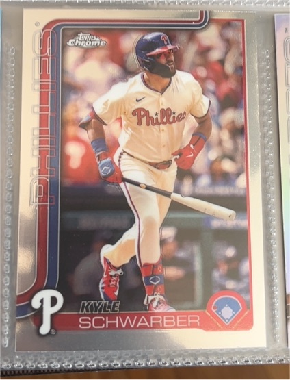 2025 Topps Chrome #31 Kyle Schwarber — front