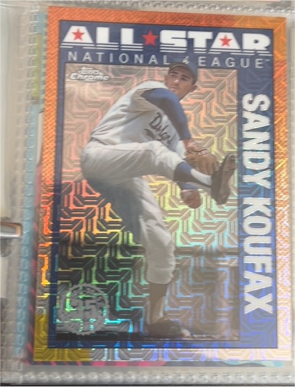 2025 Topps Series 2 1990 Topps Chrome All-Stars #90ASC-46 Sandy Koufax — front