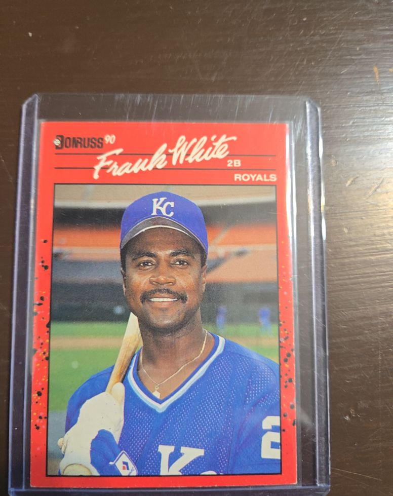 1990 Donruss #262 Frank White — front