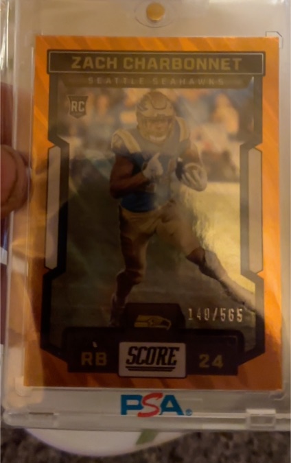 2023 Panini Score #24 Zach Charbonnet — front