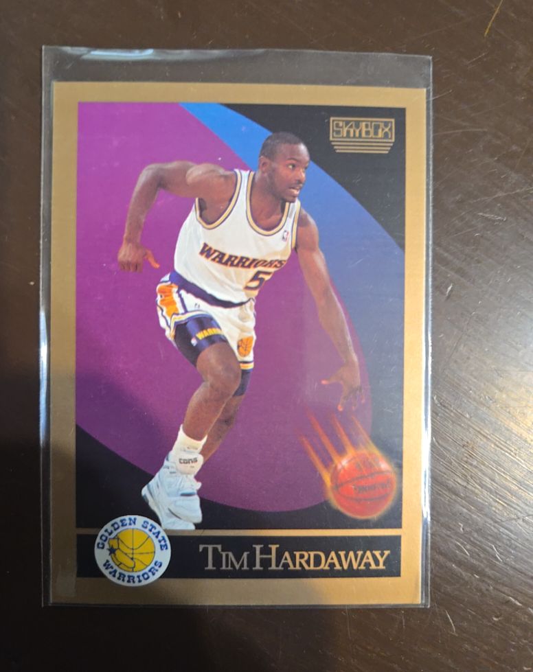 1990-91 Skybox #95 Tim Hardaway — front