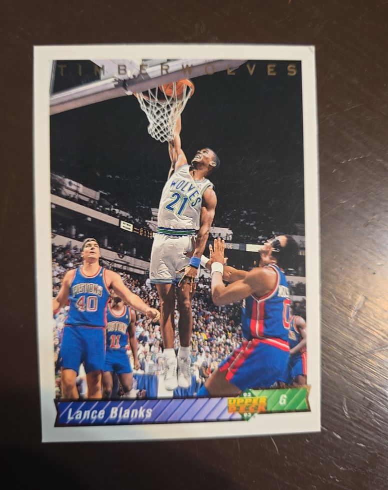 1992-93 Upper Deck #319 Lance Blanks — front