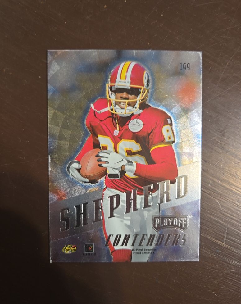 1997 Playoff Contenders #149 Shepherd — front