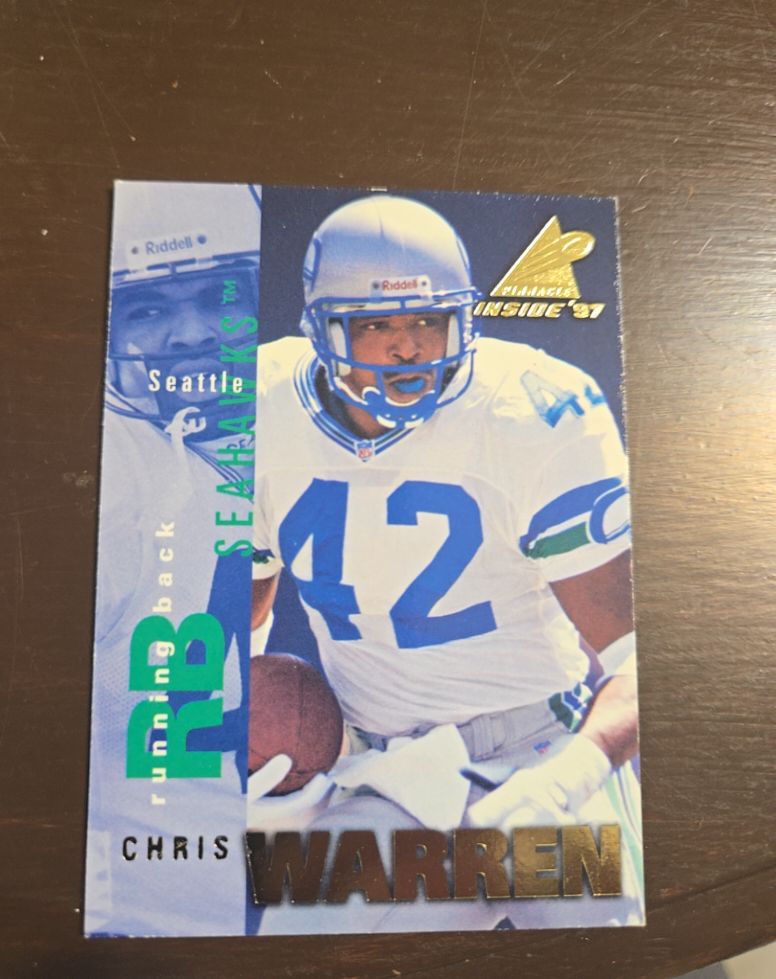 1997 Pinnacle Inside #42 Chris Warren — front