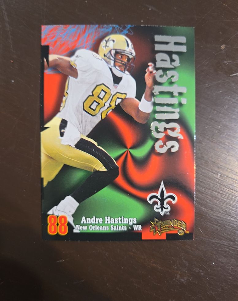 1998 SkyBox Thunder #182 Andre Hastings — front