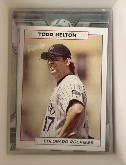 2005 Bazooka # Todd Helton — front
