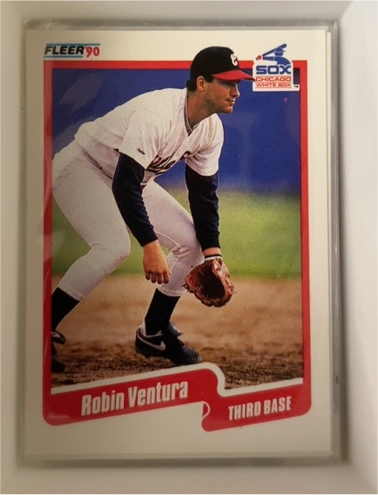 1990 Fleer #550 Robin Ventura — front