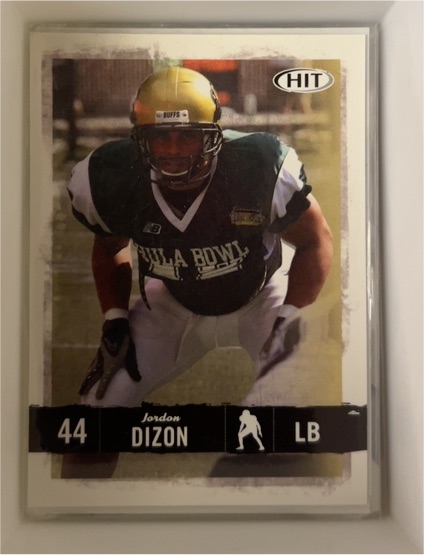 2008 SAGE Hit #44 Jordon Dizon — front