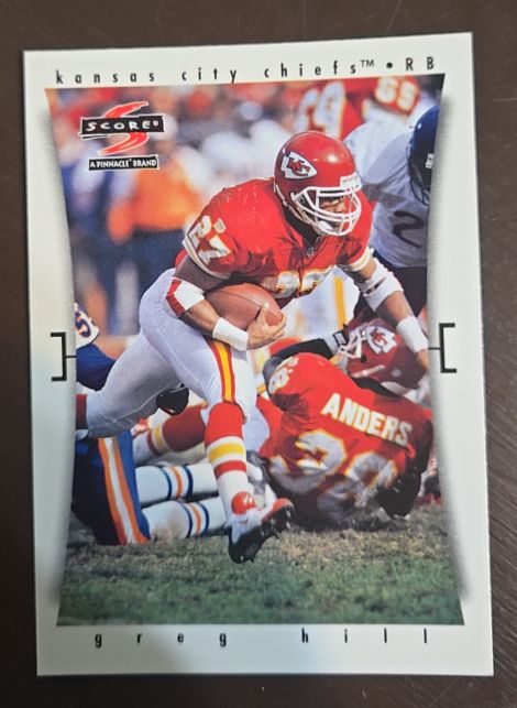 1997 Score #17 Greg Hill — front