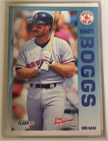 1992 Fleer 7 Eleven/Citgo The Performer #9 Wade Boggs — front