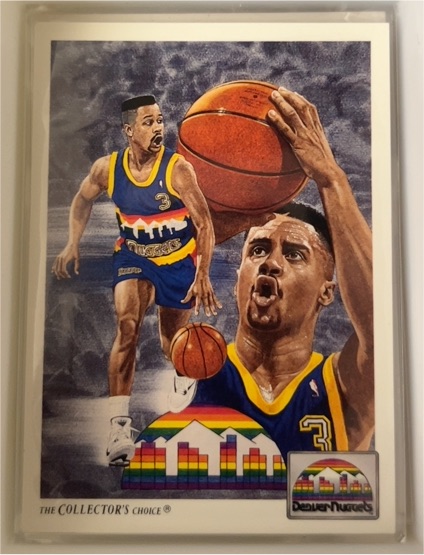 1991-92 Upper Deck #89 Chris Jackson Denver Nuggets — front
