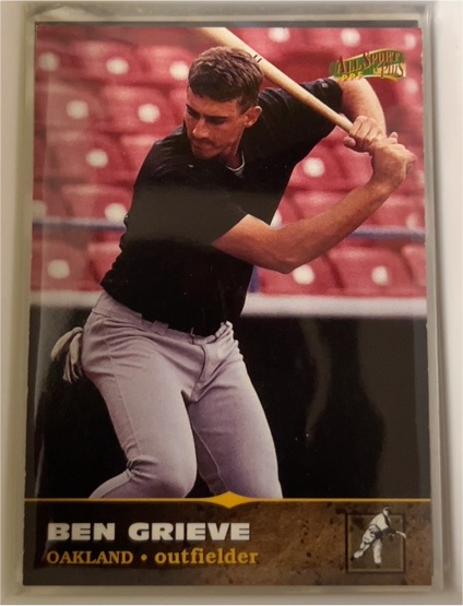 1996-97 Score Board All Sport PPF #167 Ben Grieve — front