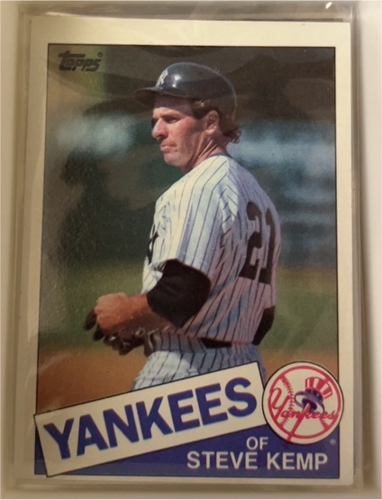 1985 Topps #120 Steve Kemp — front
