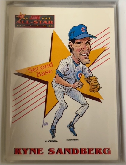 1993 Score #530 Ryne Sandberg — front