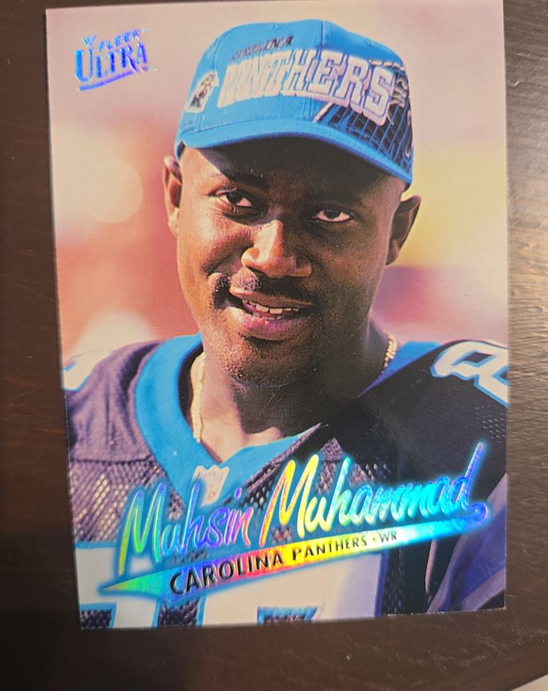 1997 Fleer Ultra #329 Muhsin Muhammad — front