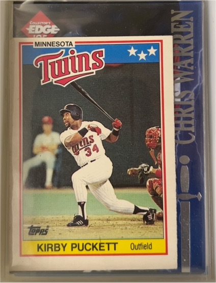 1988 Topps Mini #57 Kirby Puckett — front