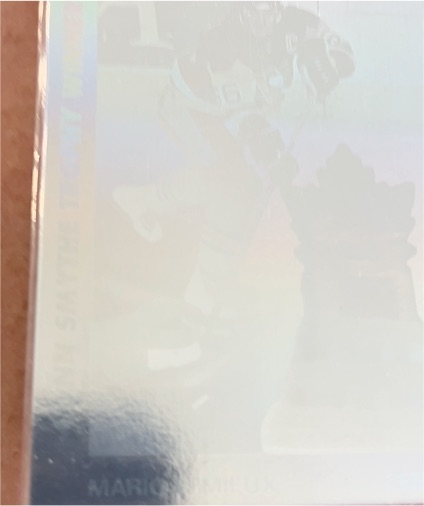Mario Lemieux Hockey Card — front