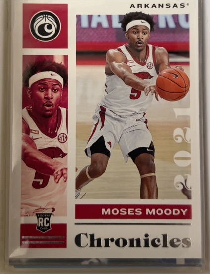 2021 Panini Chronicles Draft Picks #11 Moses Moody — front