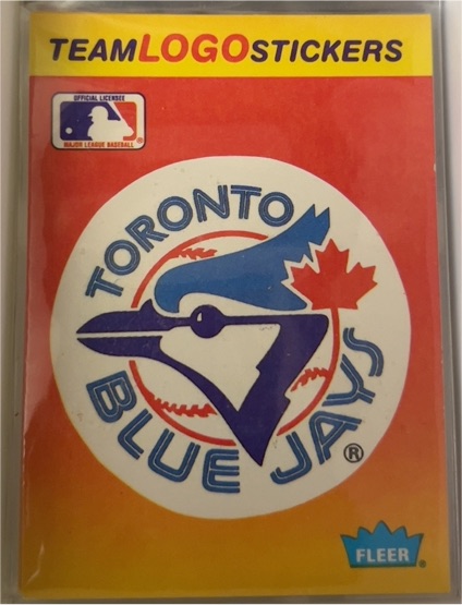 1991 Fleer #NNO Toronto Blue Jays Team Logo Stickers — front