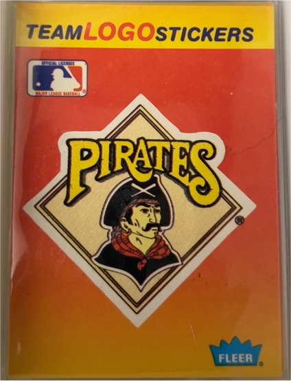 1991 Fleer #NNO Pittsburgh Pirates Team Logo Stickers — front