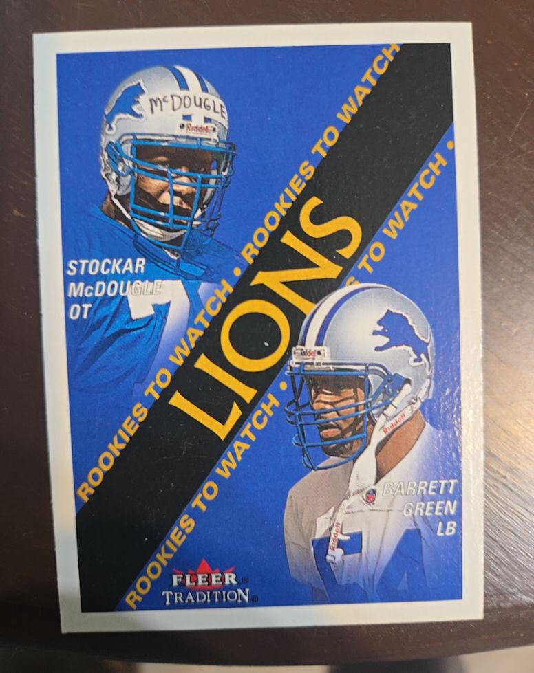 2000 Fleer Tradition #345 Stockar McDougle / Barrett Green — front