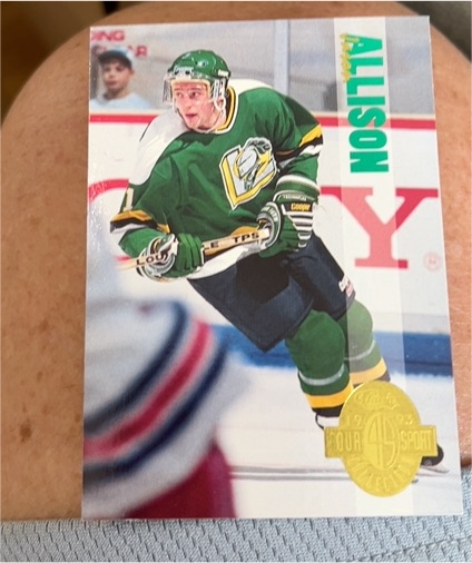 1993 Classic Four Sport #200 Jason Allison — front