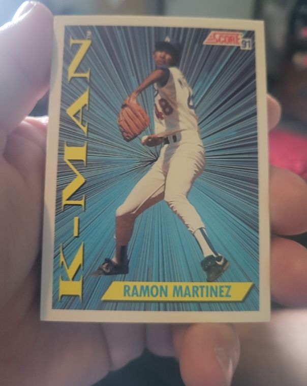 1991 Score #408 Ramon Martinez — front