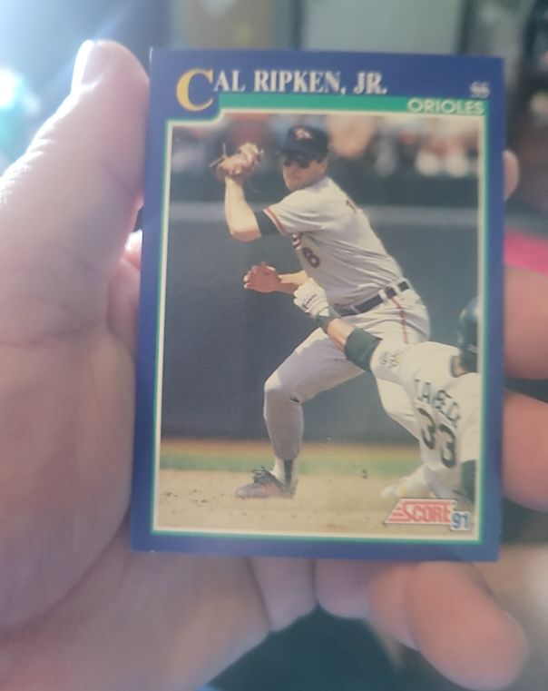 1991 Score #55 Cal Ripken Jr. — front