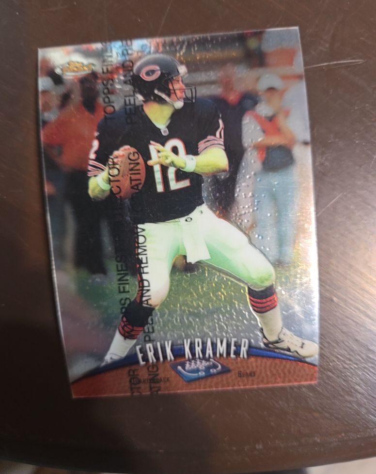 1998 Topps Finest #76 Erik Kramer — front