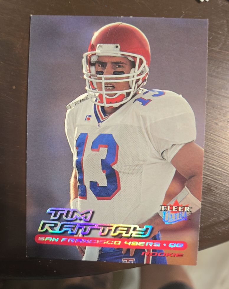 2000 Fleer Ultra #225 Tim Rattay Rookie — front