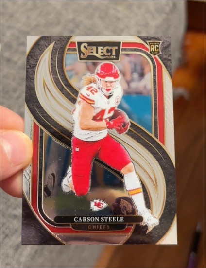 2024 Panini Select #142 Carson Steele — front