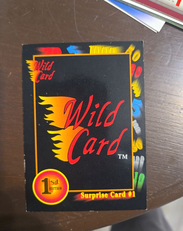 1992 Wild Card Surprise Card #1 — front