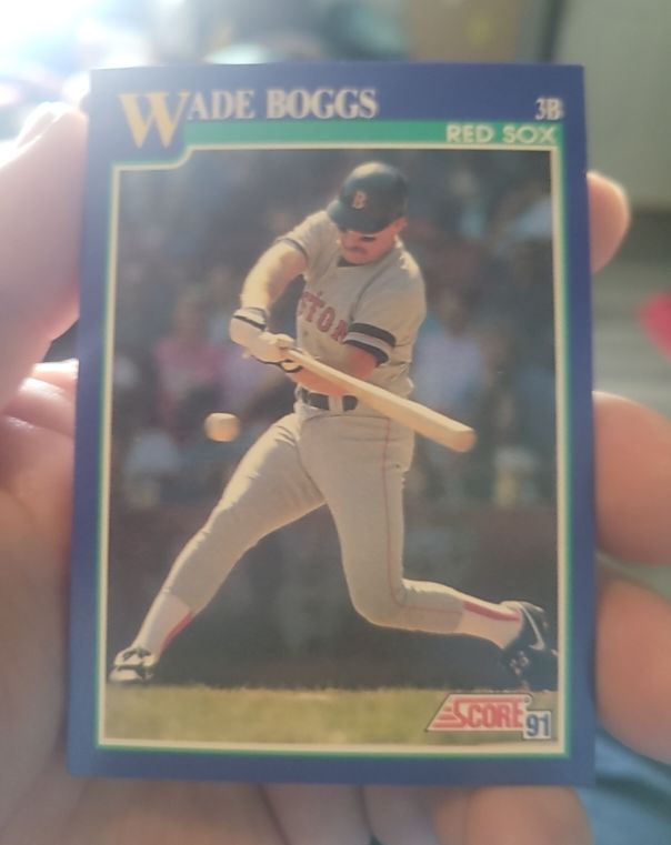 1991 Score #12 Wade Boggs — front