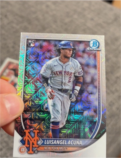 2025 Bowman Chrome #83 Luisangel Acuna — front