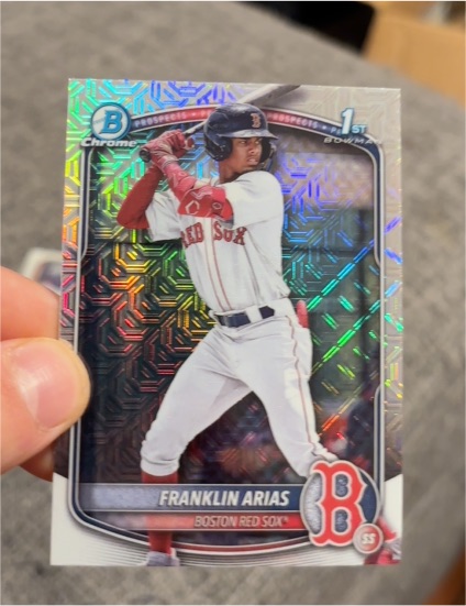 2025 Bowman Chrome #BCP-67 Franklin Arias — front