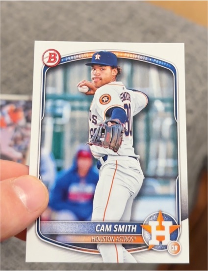 2025 Bowman Prospects #BP-48 Cam Smith — front